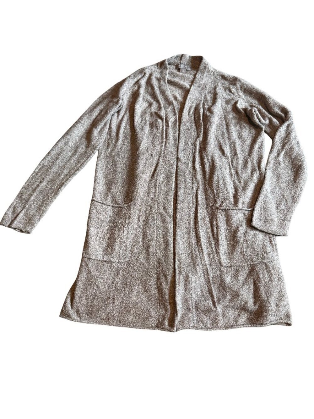 Barefoot Dreams Cozy Chic Lite Open-Front Cardigan Sweater Stretch Size XS Women